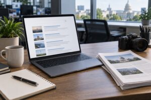 how to build a searchable database for a news site