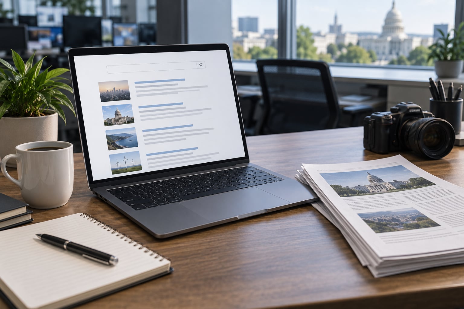 how to build a searchable database for a news site