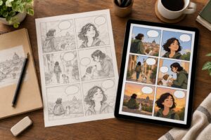 how to make a comic style explainer