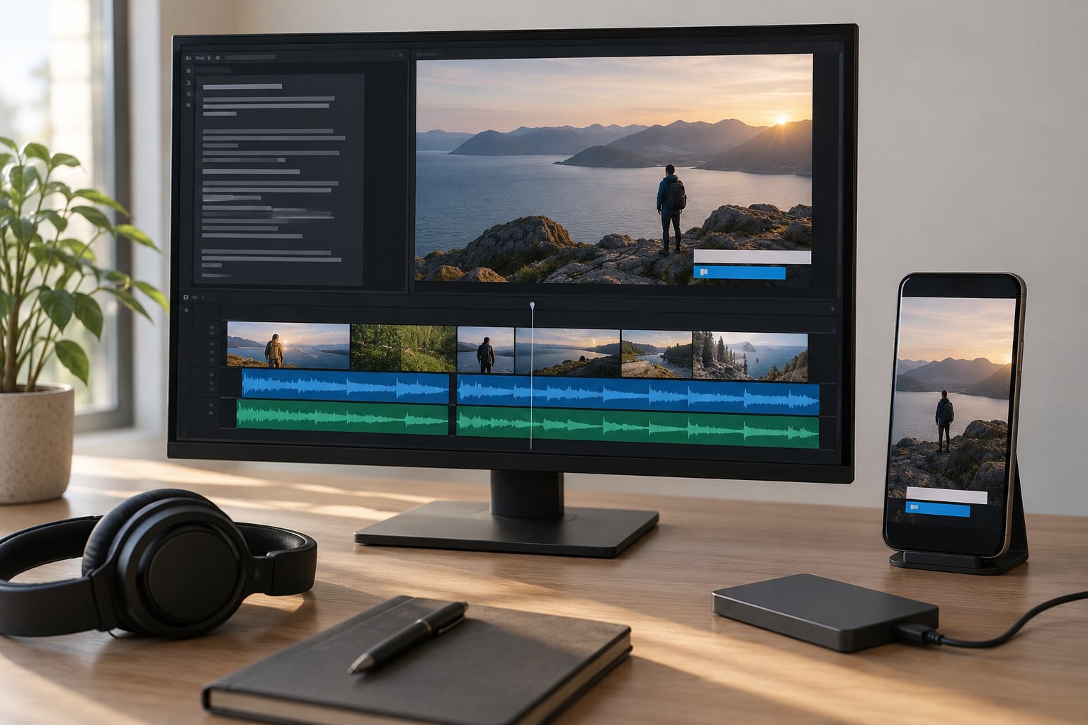 how to edit a short news video fast