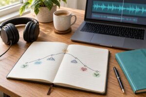 how to structure a narrative podcast episode