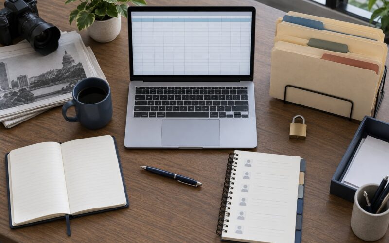 How to Organize a Source List for Better News Reporting (2026)