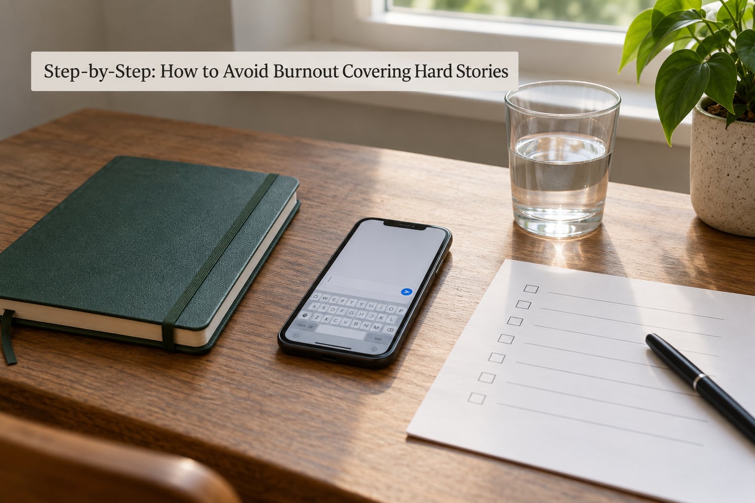 Step-by-Step: How to Avoid Burnout Covering Hard Stories