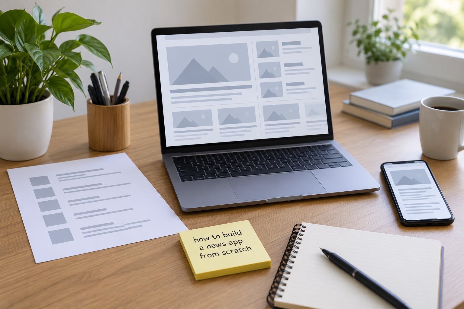 how to build a news app from scratch