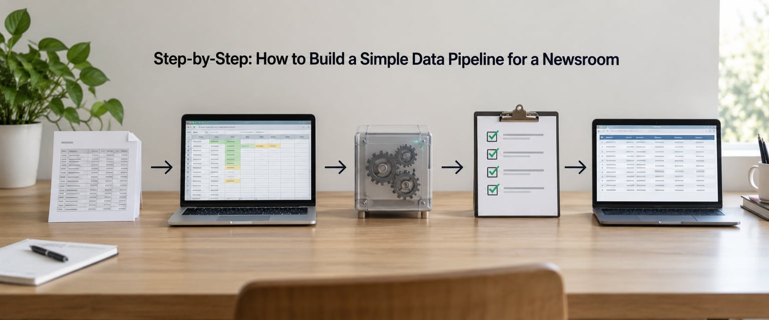 Step-by-Step: How to Build a Simple Data Pipeline for a Newsroom