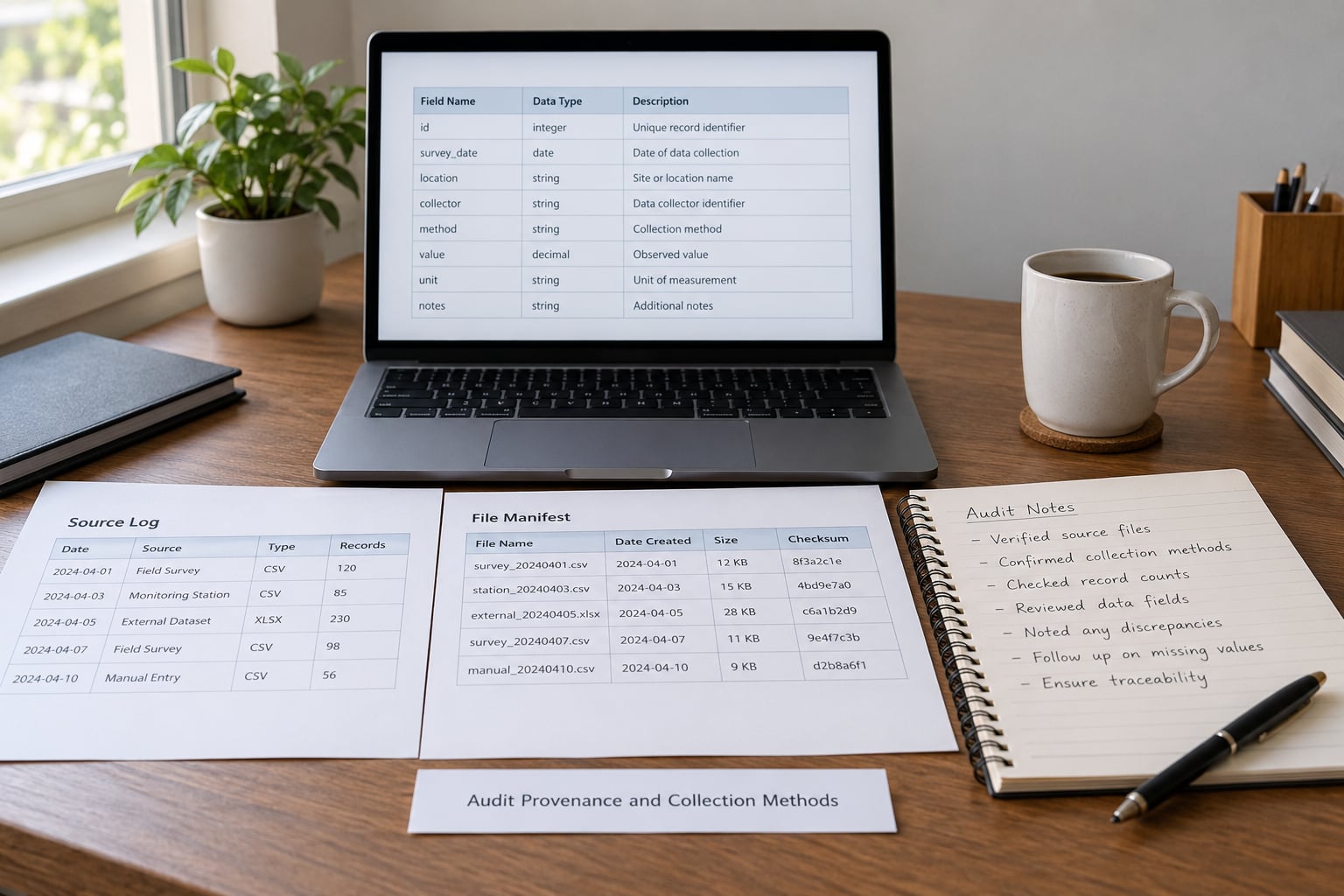 Audit Provenance and Collection Methods