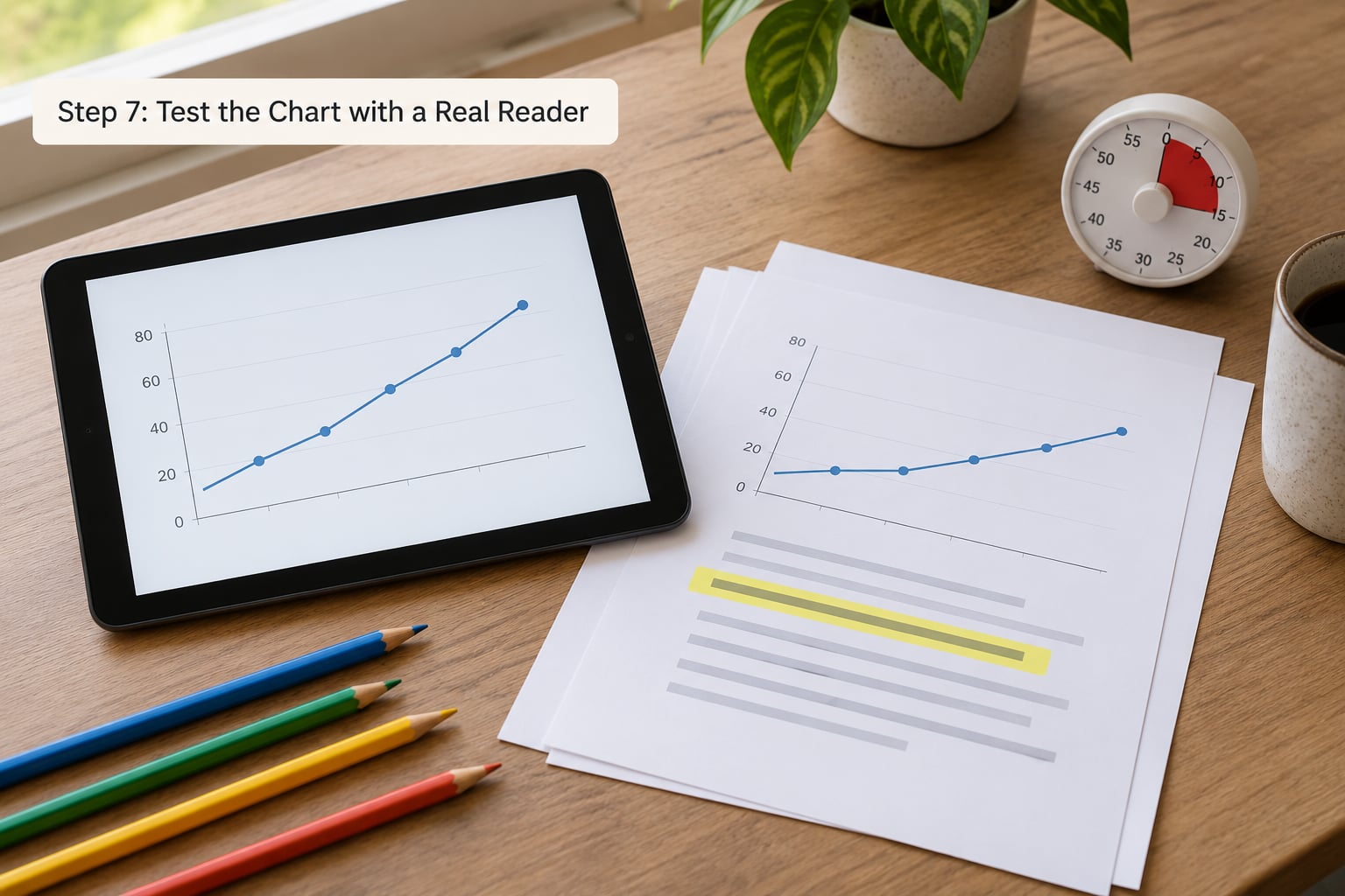 Step 7: Test the Chart with a Real Reader