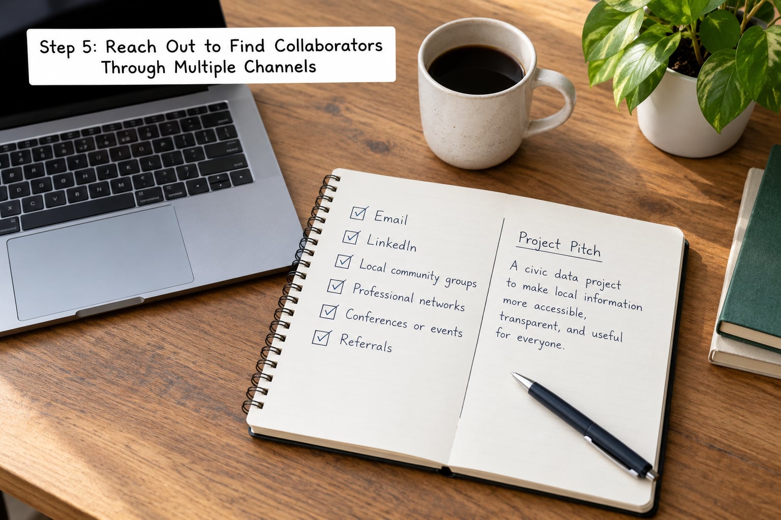 Step 5: Reach Out to Find Collaborators Through Multiple Channels
