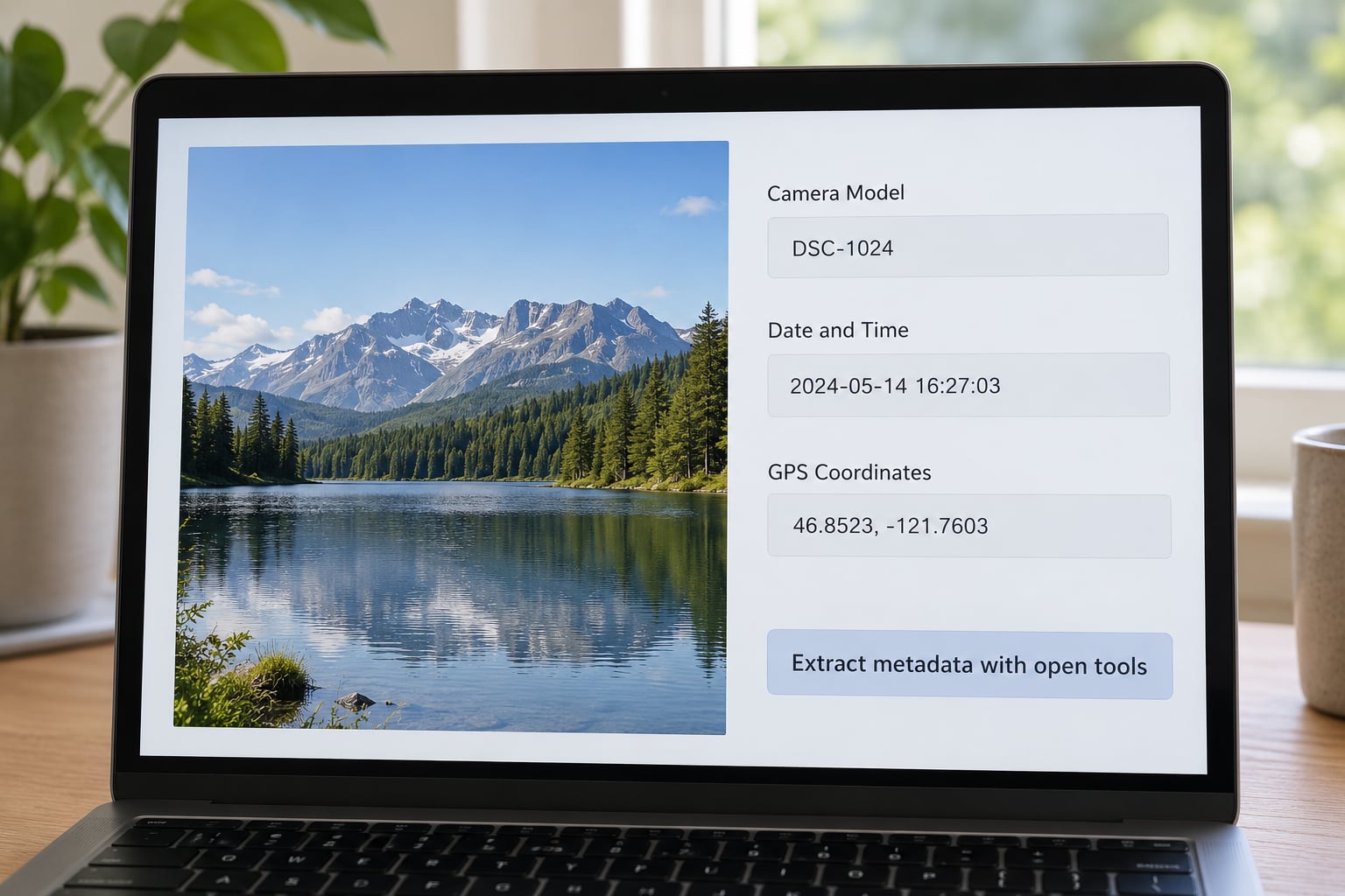 Extract metadata with open tools