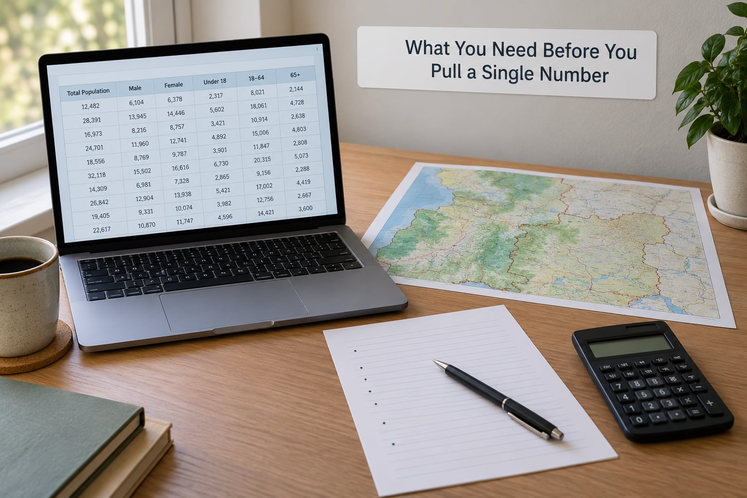 What You Need Before You Pull a Single Number