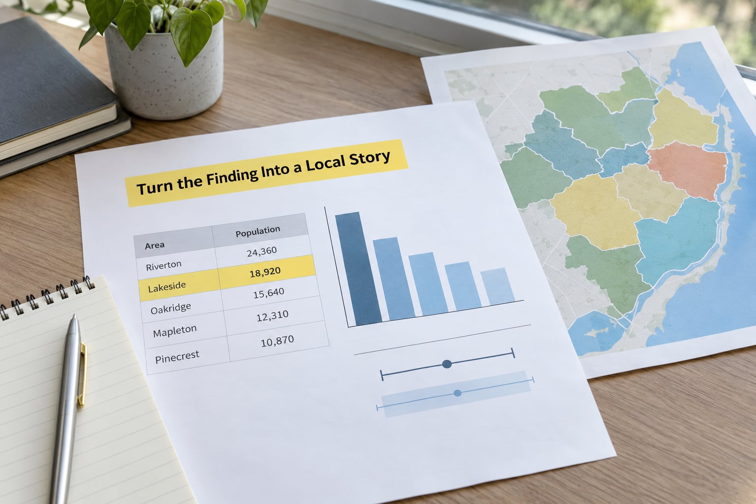 Turn the Finding Into a Local Story