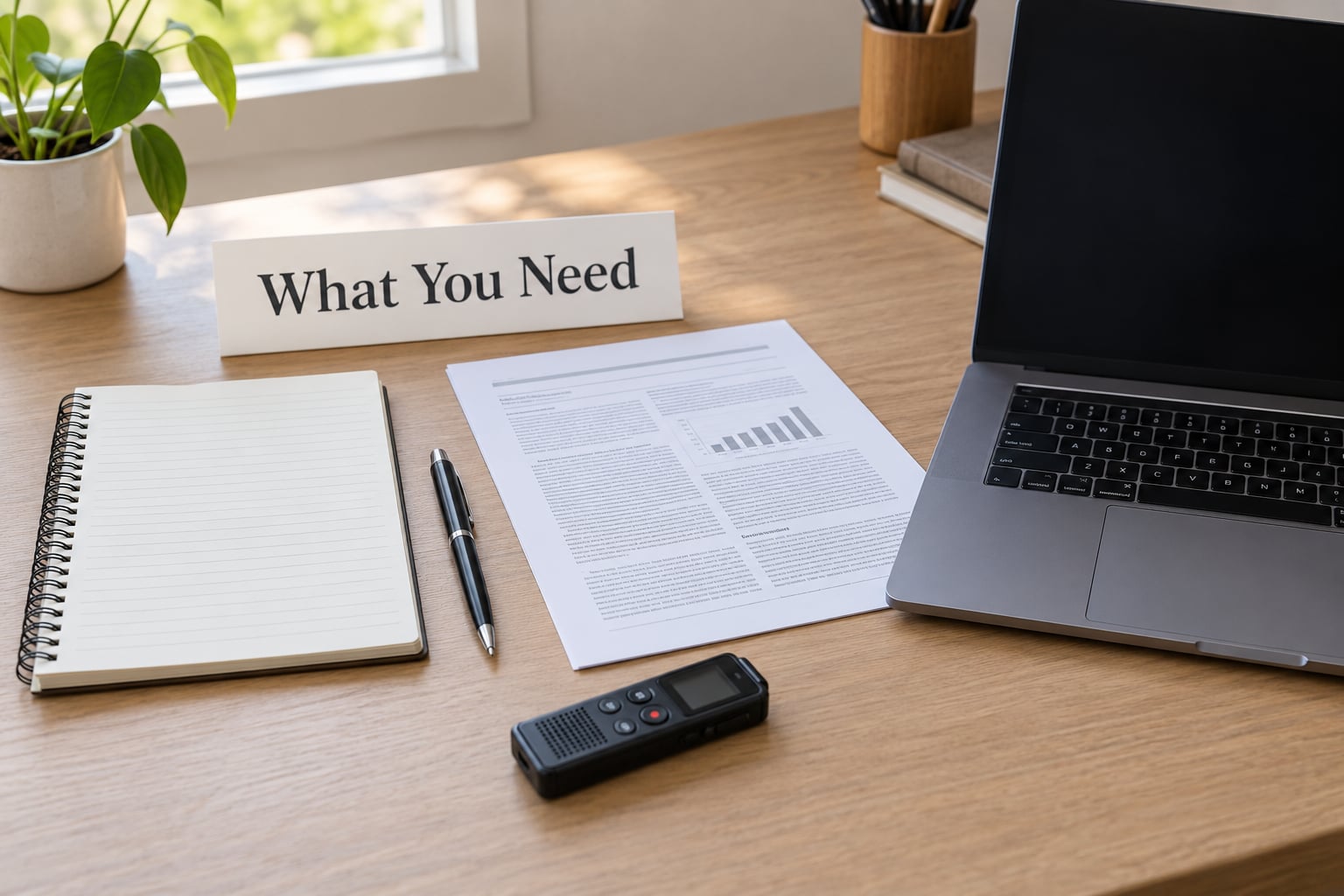 What You Need