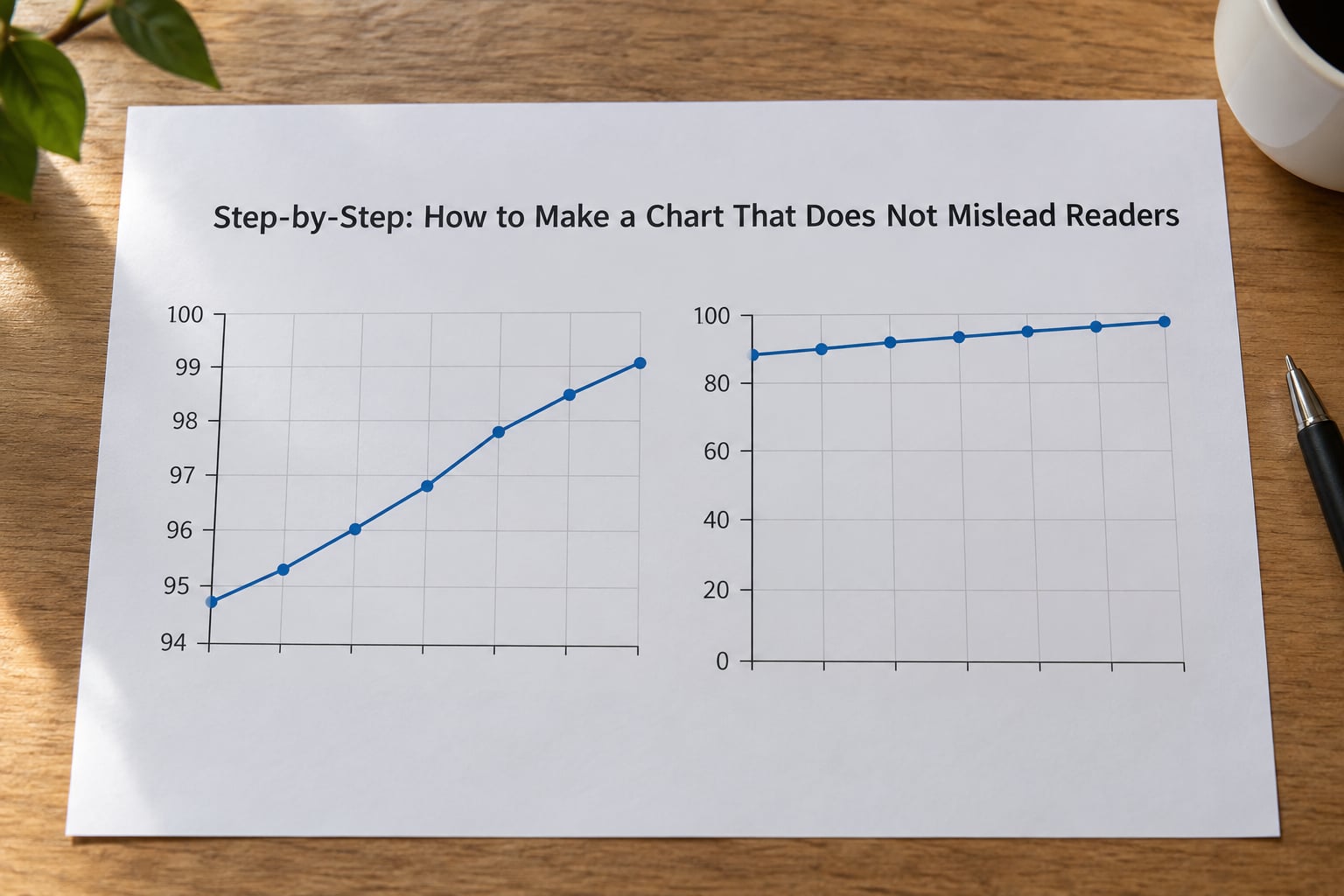 Step-by-Step: How to Make a Chart That Does Not Mislead Readers