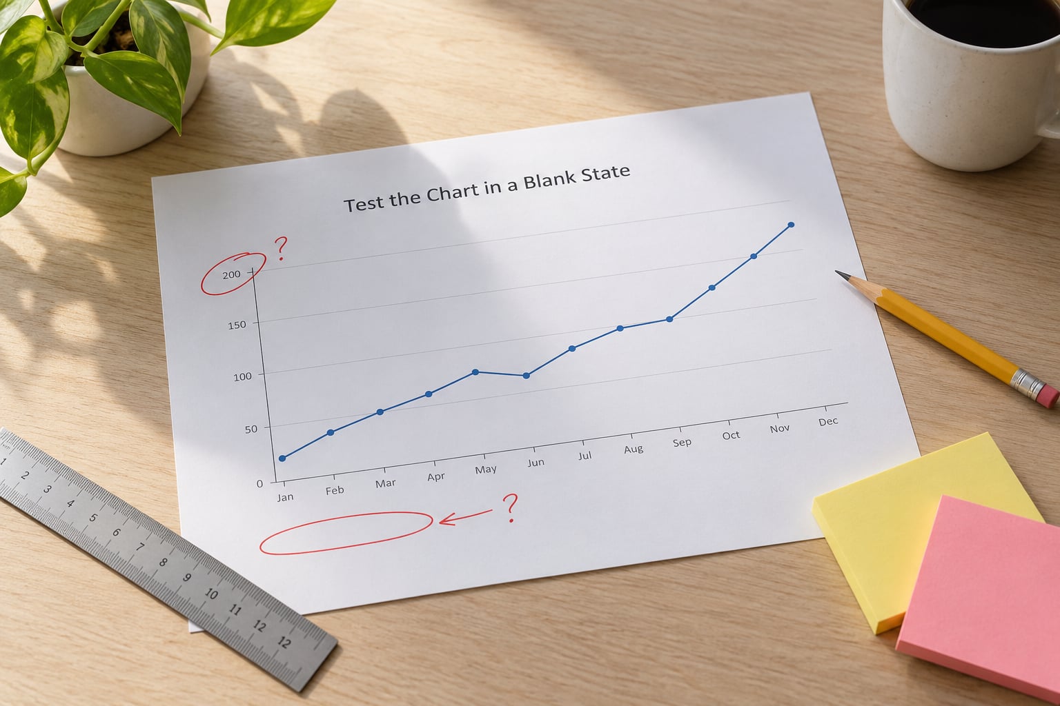 Test the Chart in a Blank State