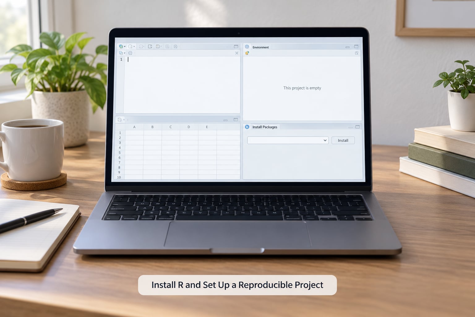 Install R and Set Up a Reproducible Project