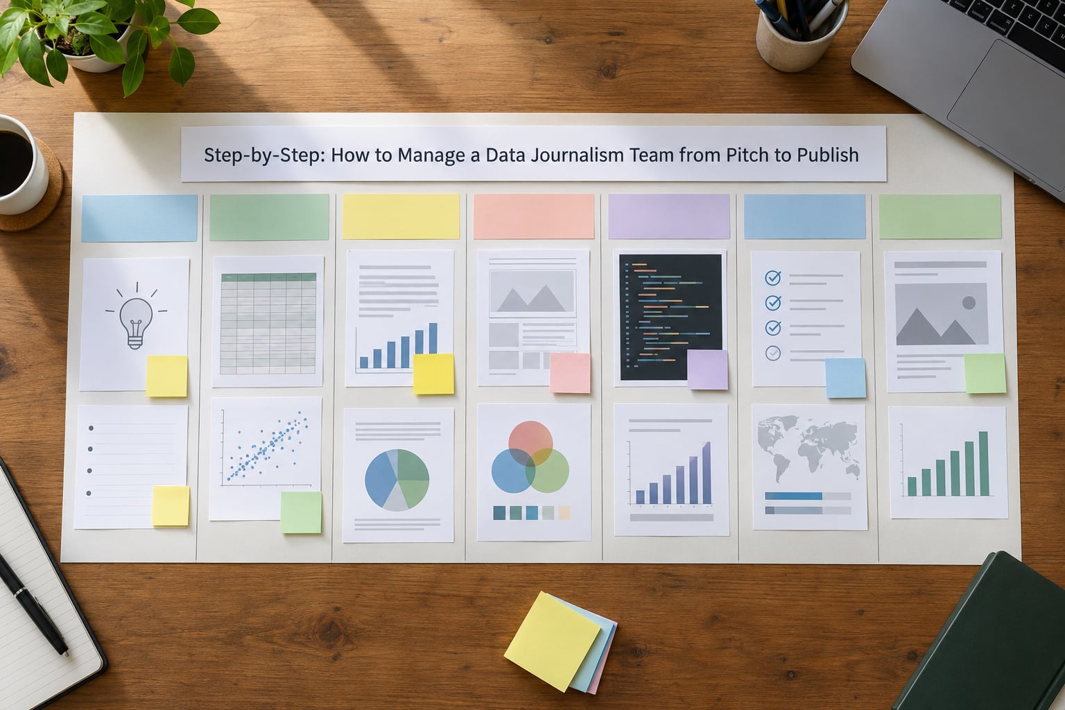 Step-by-Step: How to Manage a Data Journalism Team from Pitch to Publish