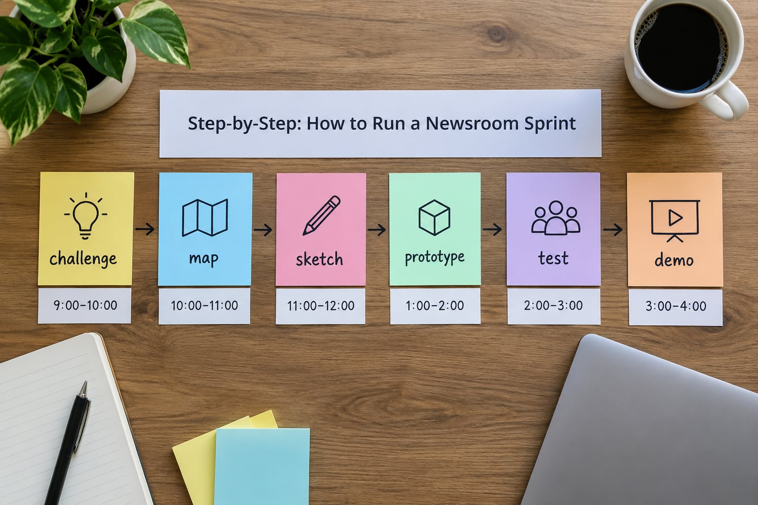 Step-by-Step: How to Run a Newsroom Sprint