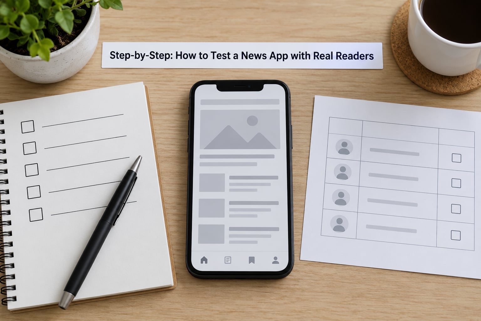 Step-by-Step: How to Test a News App with Real Readers