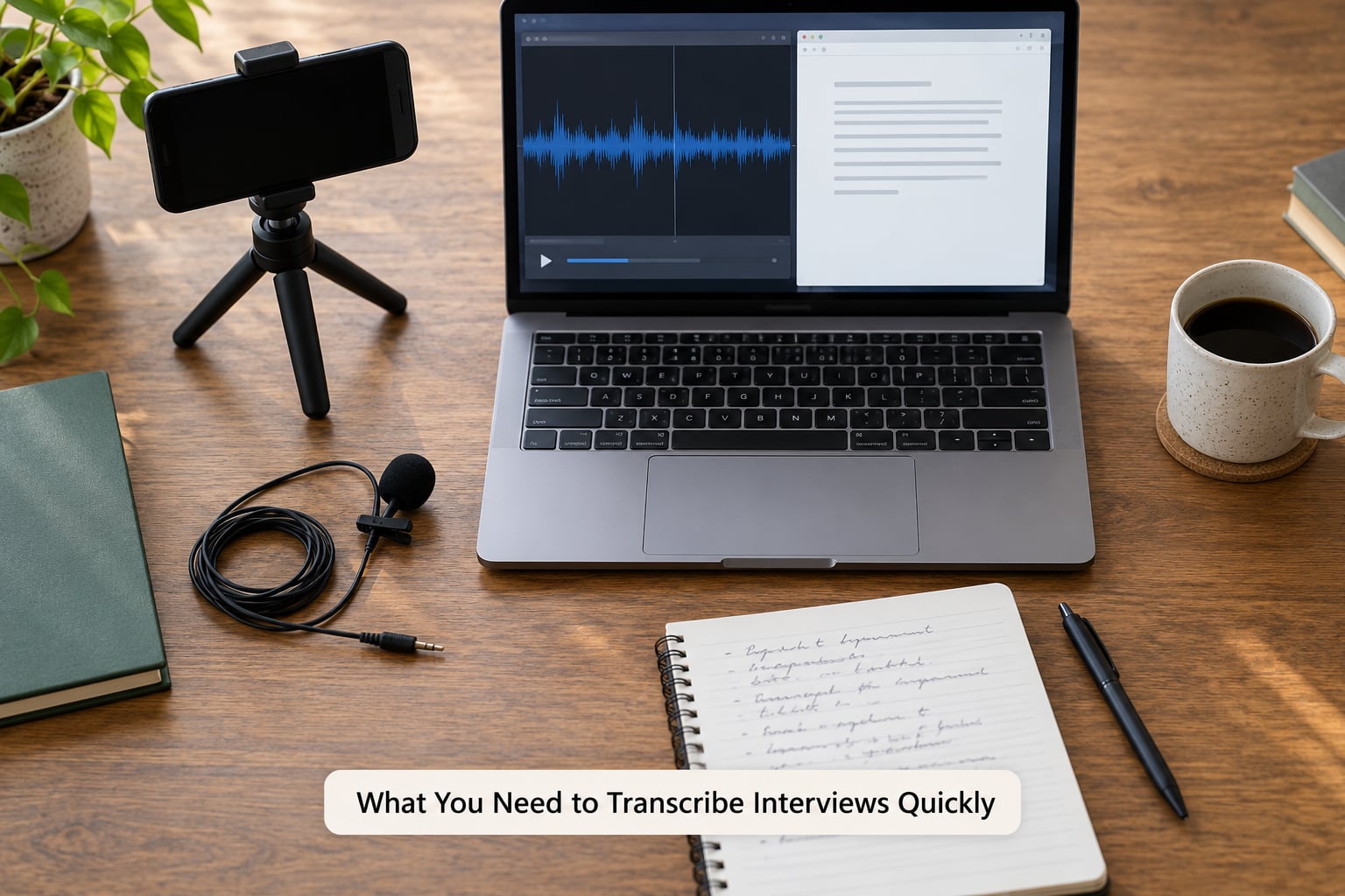 What You Need to Transcribe Interviews Quickly