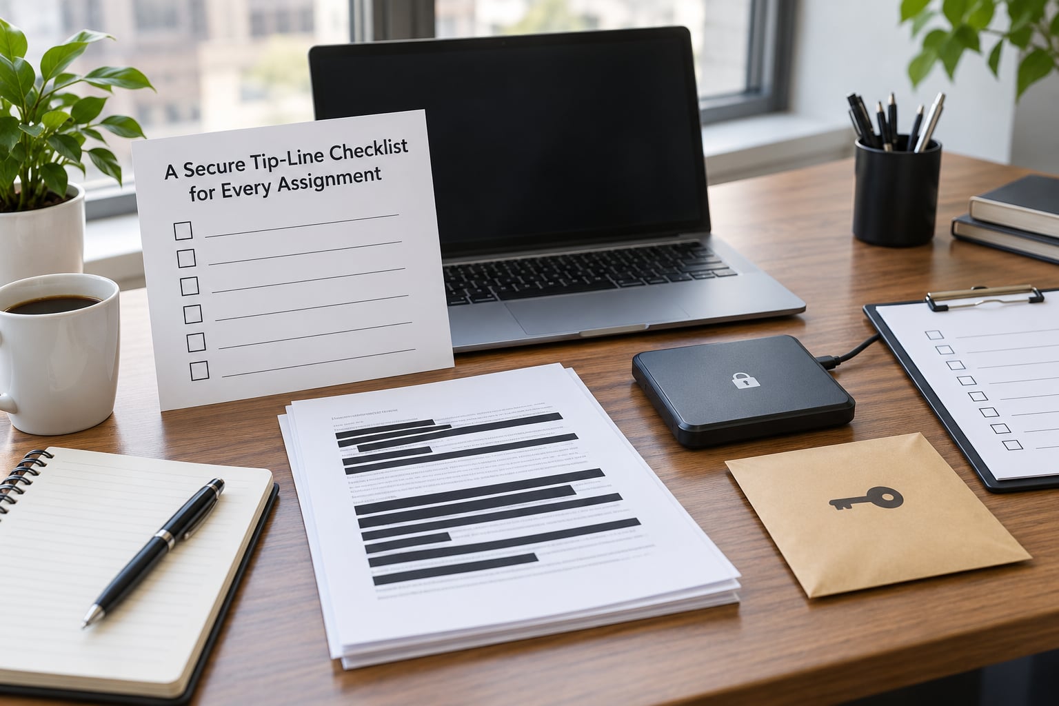 A Secure Tip-Line Checklist for Every Assignment