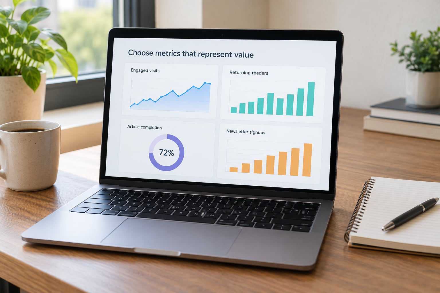 Choose metrics that represent value