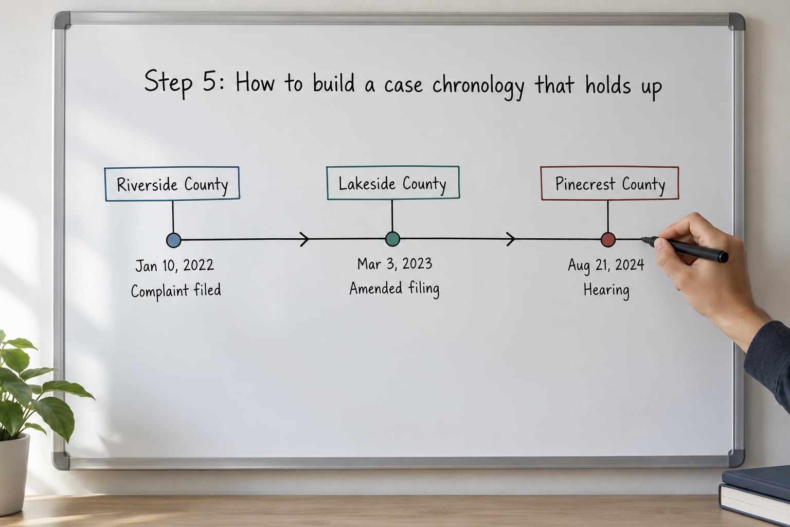Step 5: How to build a case chronology that holds up