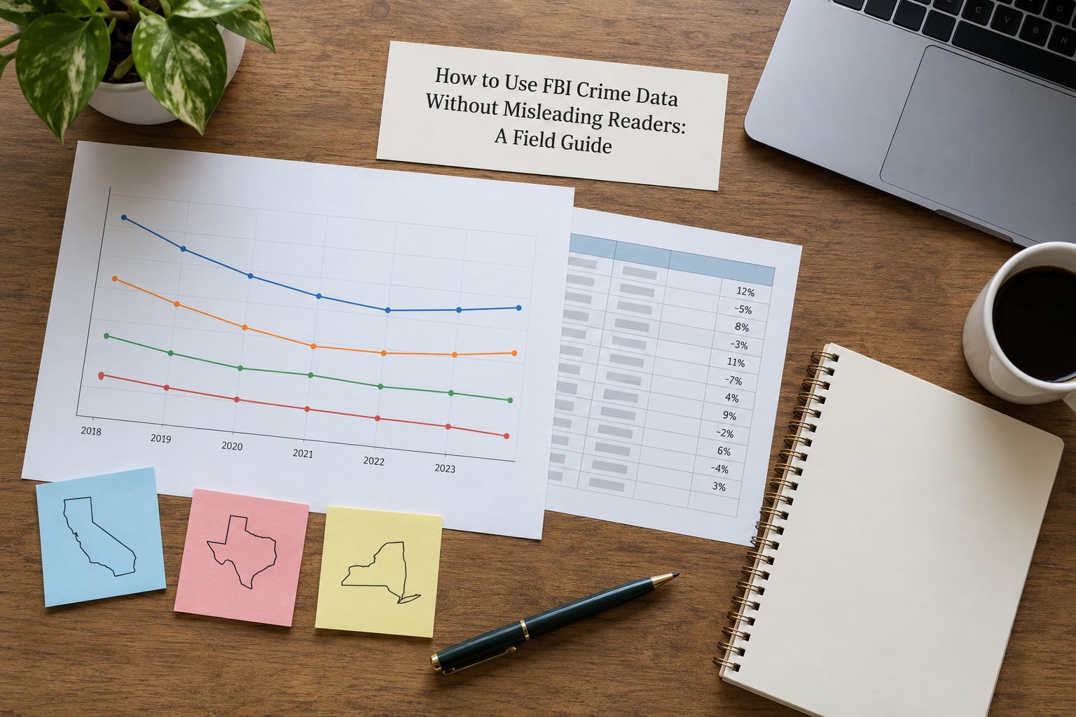 How to Use FBI Crime Data Without Misleading Readers: A Field Guide