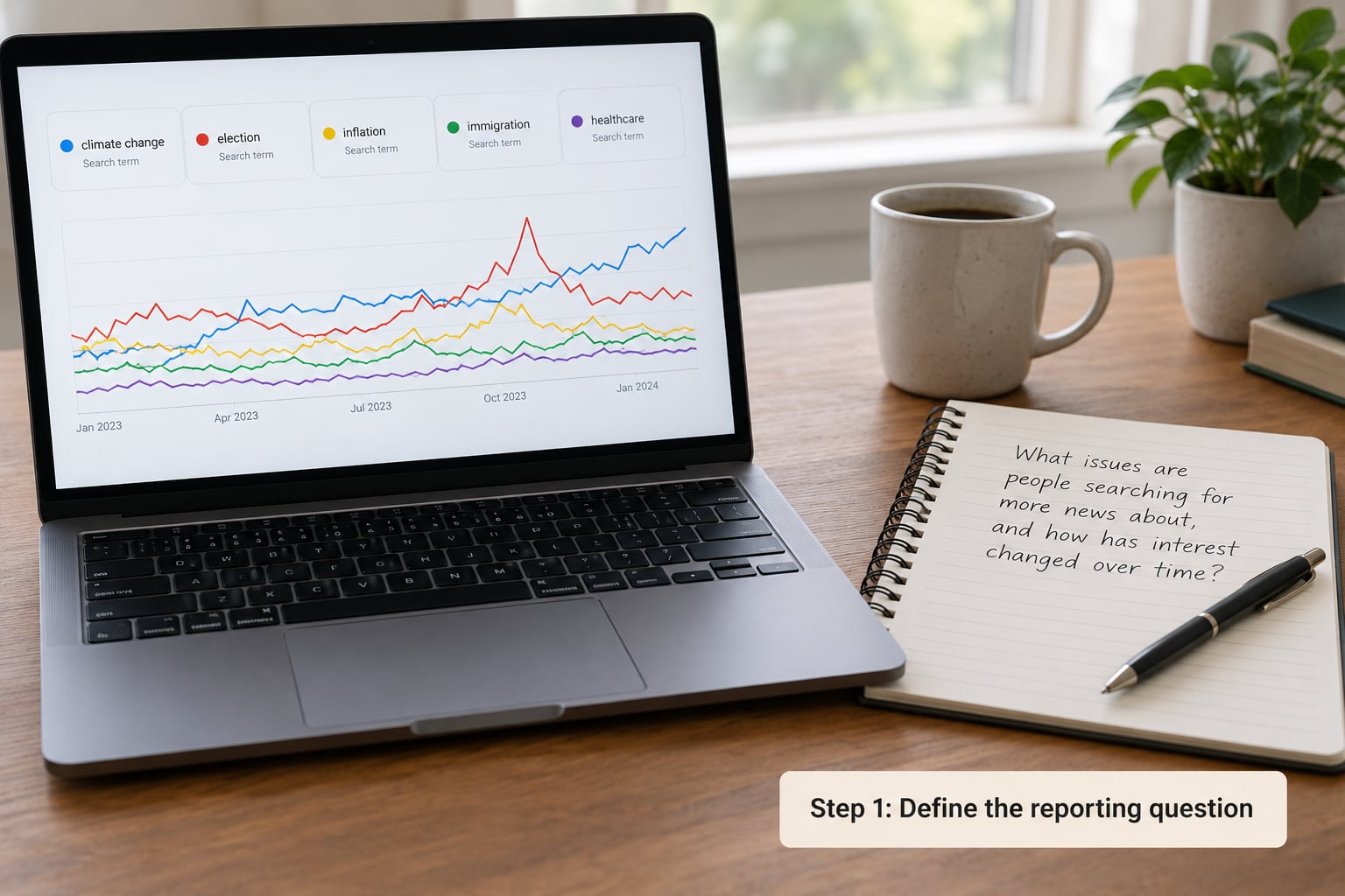 Step 1: Define the reporting question