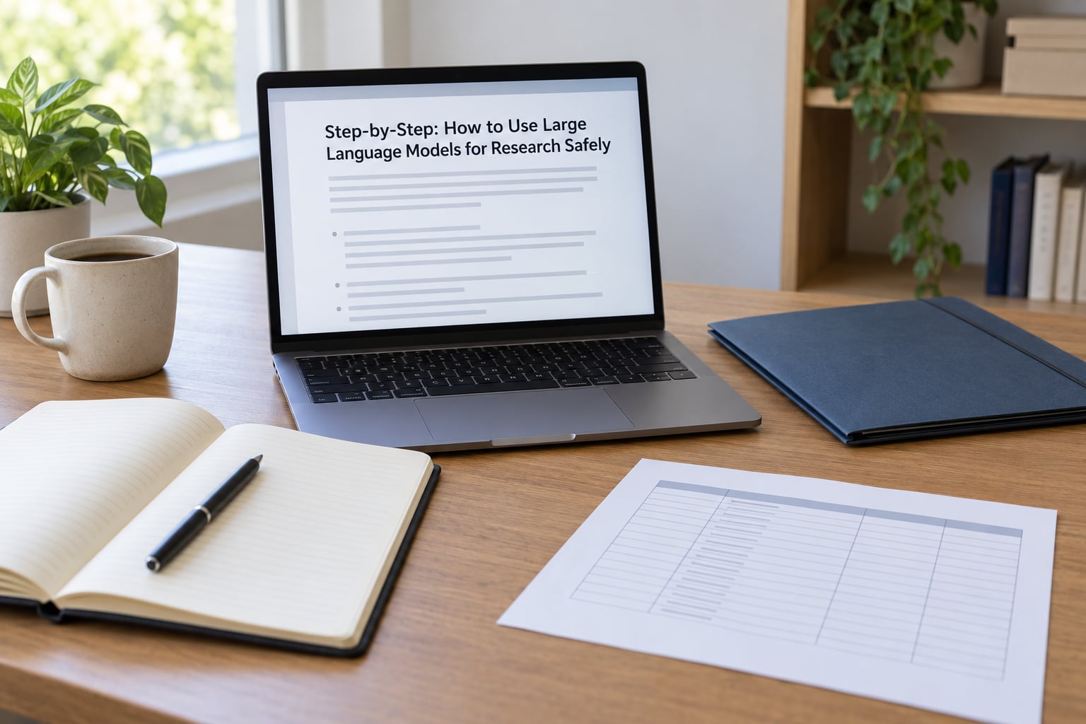 Step-by-Step: How to Use Large Language Models for Research Safely