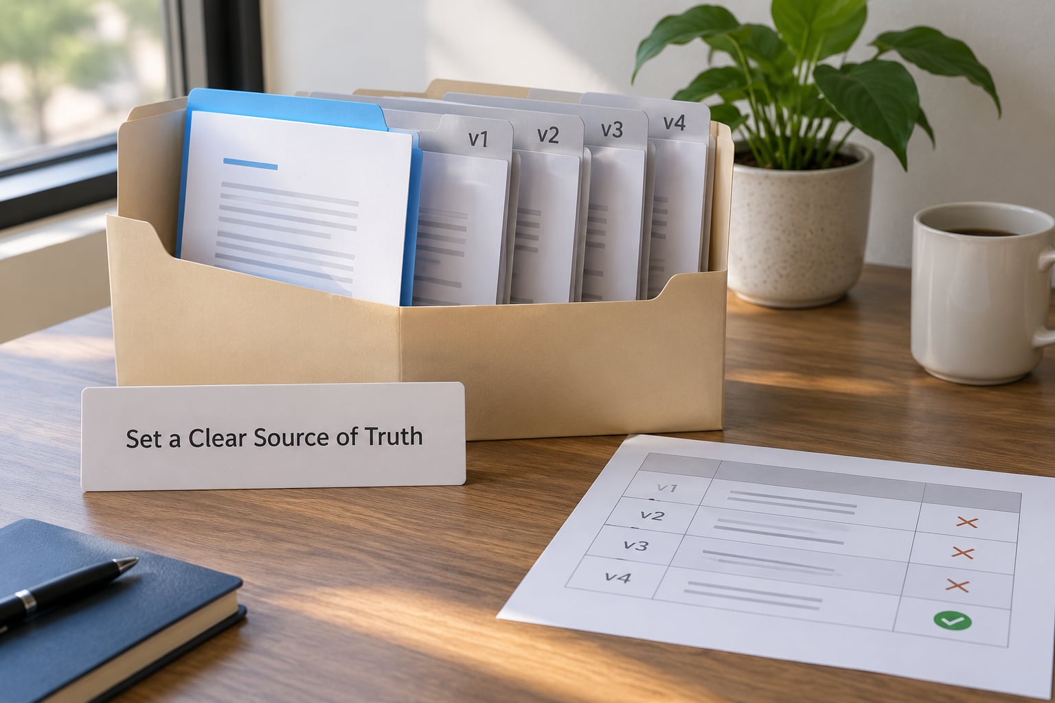 Set a Clear Source of Truth
