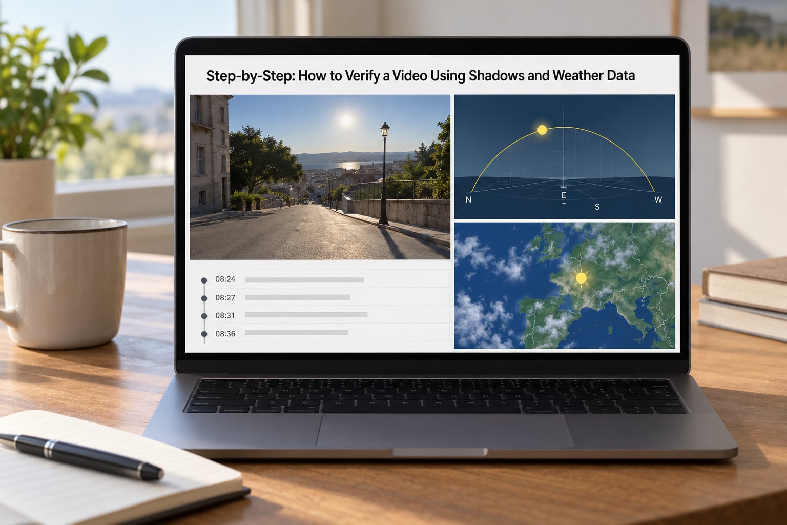 Step-by-Step: How to Verify a Video Using Shadows and Weather Data