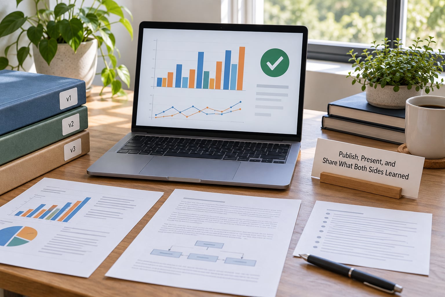 Publish, Present, and Share What Both Sides Learned