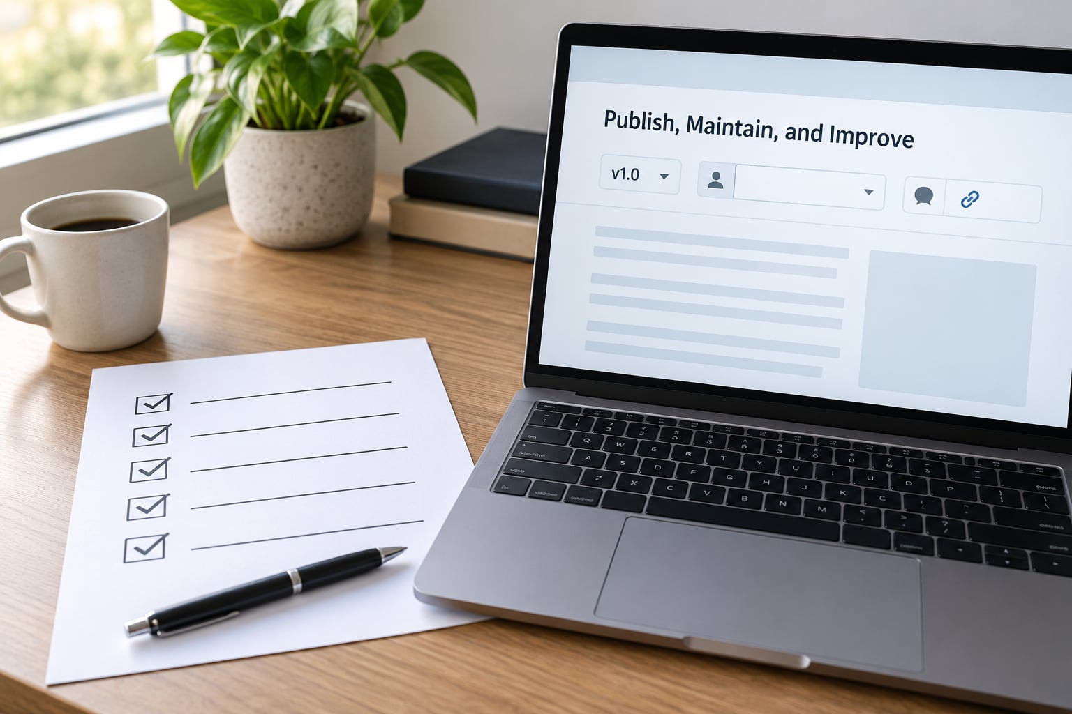 Publish, Maintain, and Improve