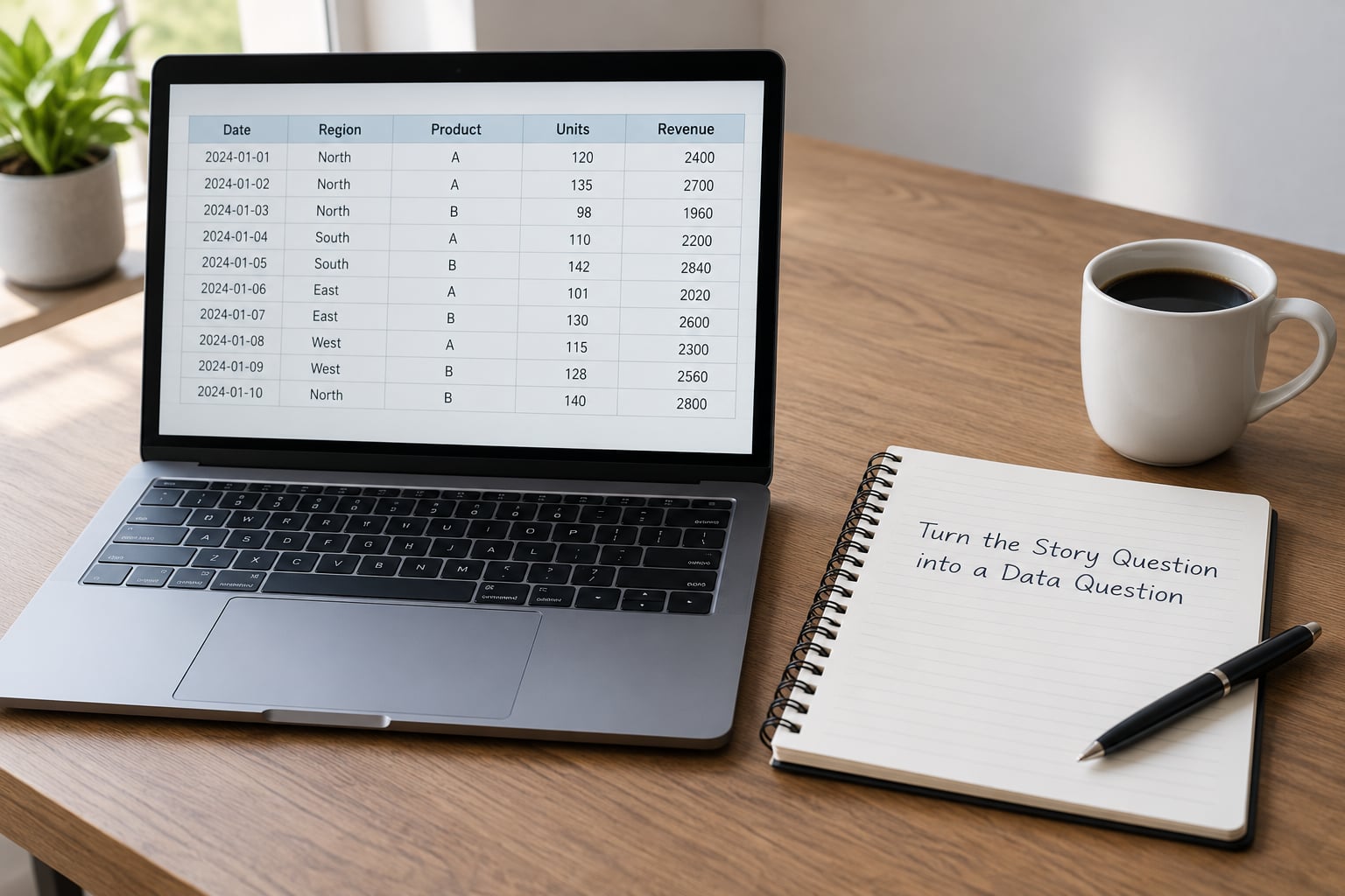 Turn the Story Question into a Data Question