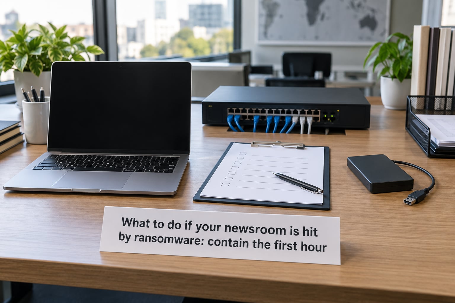 What to do if your newsroom is hit by ransomware: contain the first hour